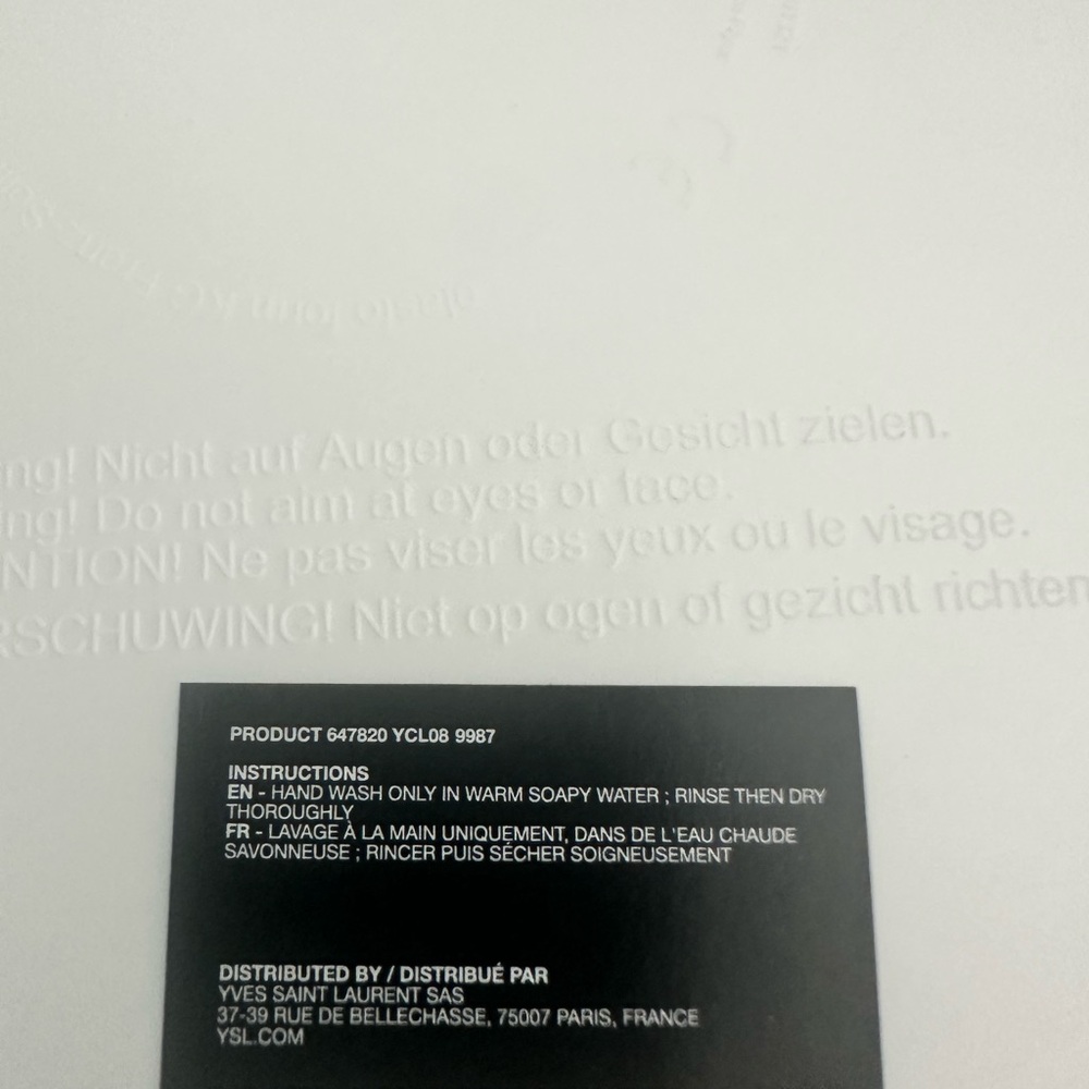 Saint Laurent Zebra Frisbee in Black and White - Picture 4 of 4